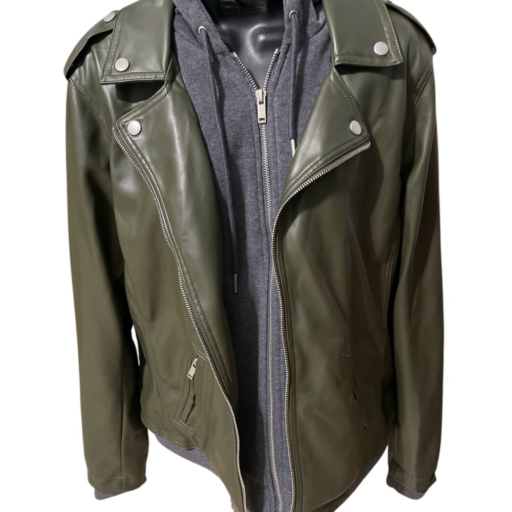 Torrid  Hooded Moto Jacket - Picture 3 of 4